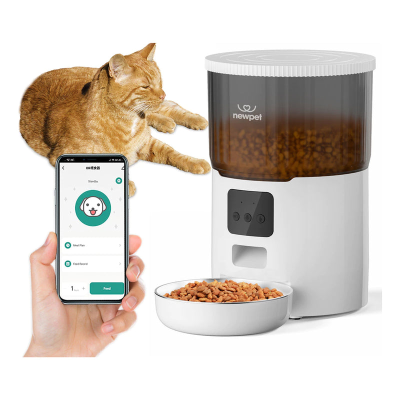 Alimentador de ração automático para cães e gatos